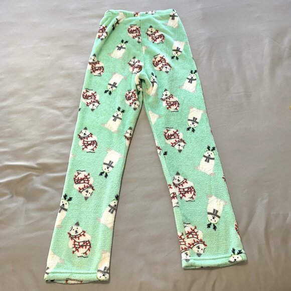 Holiday Themed Girls Winter Set Fleece Snowman Pants Size XS New Year Shirt 12 - Picture 12 of 12